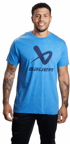 Bauer Core Lockup Short Sleeve Crew Tee Adult