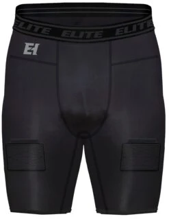 Elite Hockey Compression Short With Jock/Tabs For Boys