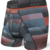 SAXX Kinetic HD Boxer Brief Black Sonic Stripe