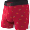 SAXX Ultra Freeagent Boxer Fly Red Holiday Errand