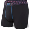 SAXX Vibe Boxer Brief Black Spacedye Chevron