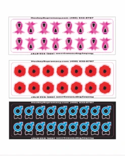 HockeySupremacy.com Hockey Helmet Stickers