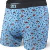 SAXX Ultra Boxer Fly Blue Action Shot