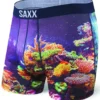 SAXX Volt Boxer Brief Galactic Coral