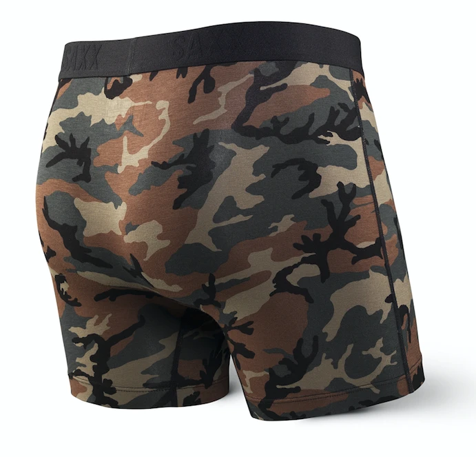 SAXX Vibe Boxer Modern Fit Woodland Camo - Image 2